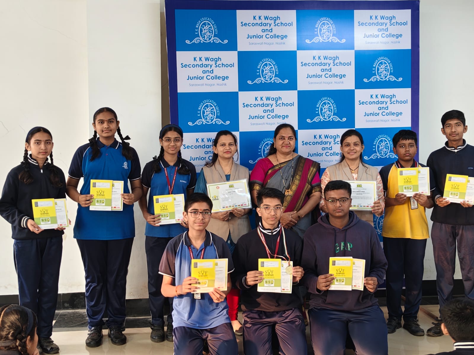 All passed out students in science Olympiad